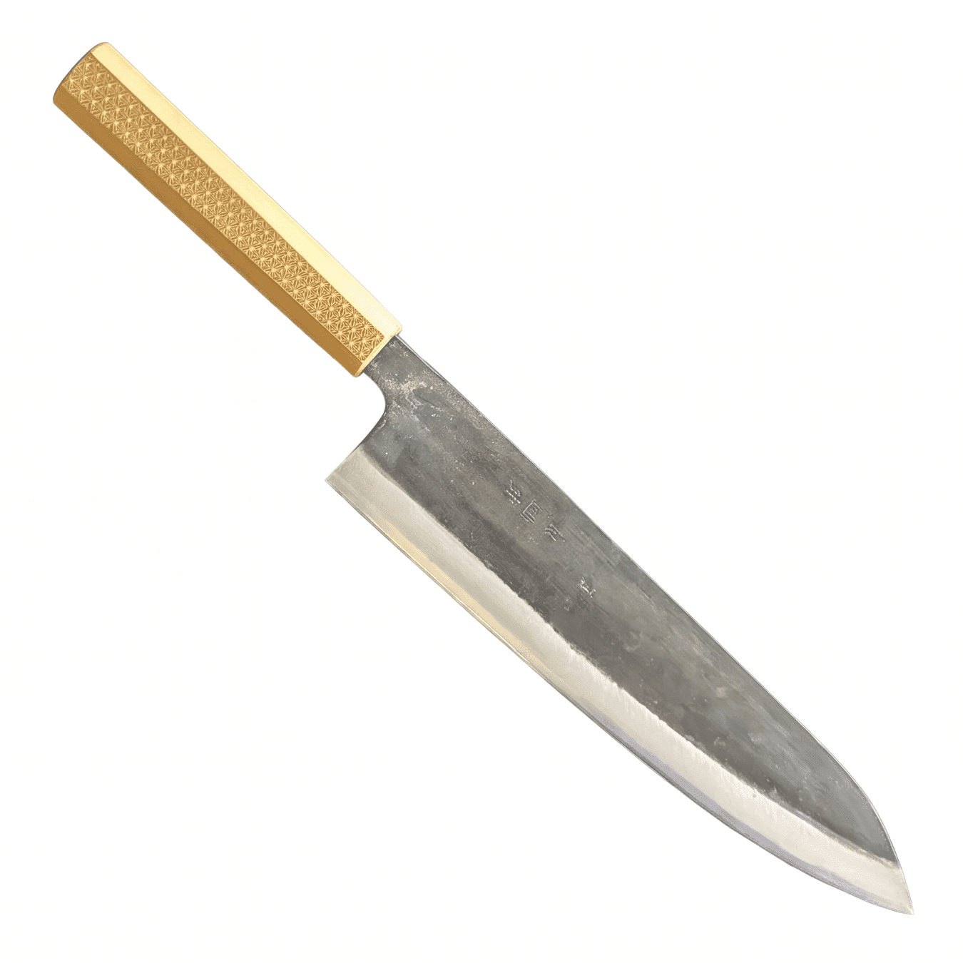 Tokaji | Gyuto 240mm | Shirogami 1 / White 1 & Iron clad & Wave skæfte | Japansk kokkekniv