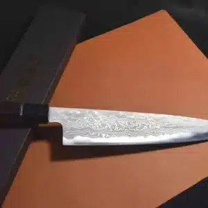 Itsuo Doi x Akihiro Furukawa Ikyu | Gyuto 240 mm | Aogami 1 / Blue 1 | Suminagashi